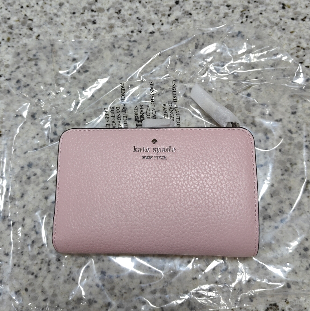 Kate spade Lena Medium Bifold Wallet (tutu pink)